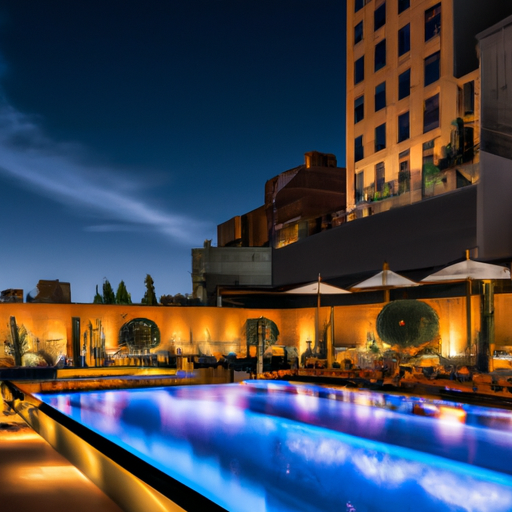 The three most popular keywords for travel and tourism related to the St. Regis Mexico City Pool are: 1. Luxury pool experience 2. Rooftop pool Mexico City 3. St. Regis Mexico City