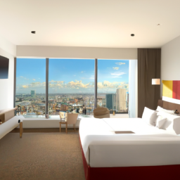 "Experience the epitome of luxury in the Junior Suite at Hilton Mexico City Airport, featuring exceptional amenities, competitive pricing, high availability, and rave customer reviews for an unforgettable stay."